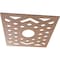 Ekena Millwork Chevron Wood Fretwork Pierced Ceiling Medallion, Wood (Paint Grade), 22"OD x 5 3/4"ID x 3/8"T CMWP22X22X0375CHMF - alternate 4